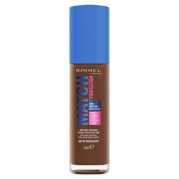 Rimmel Match Perfection Foundation 607W Mahogany SPF20