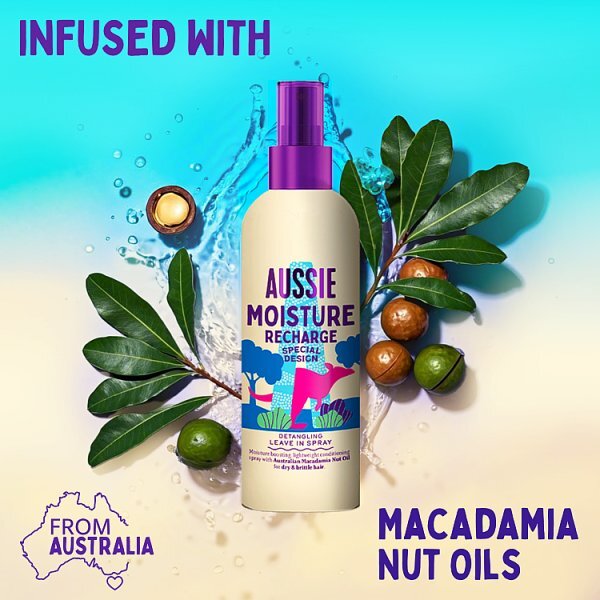 Aussie Moisture Recharge Detangling Leave-In Spray 250Ml