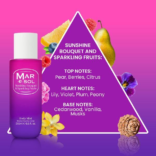 Mar E Sol Sunshine Bouquet & Sparkling Fruits Bm 250Ml