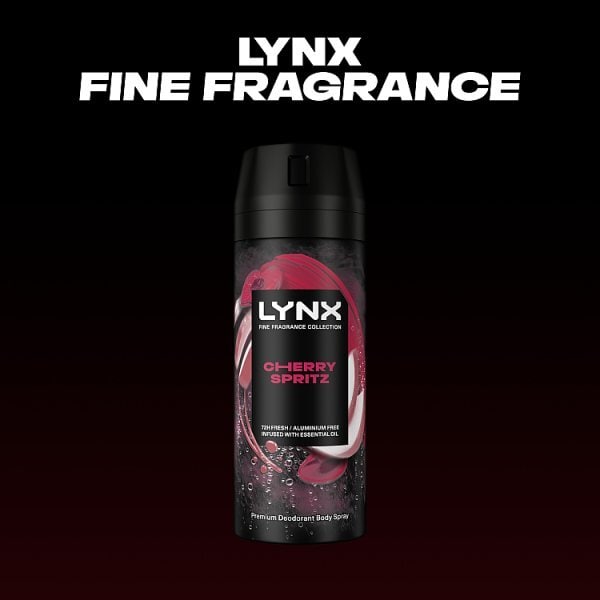 Lynx Fine Fragrance Collection Cherry Spritz Premium Body Spray 150 ml