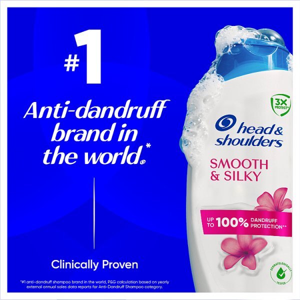 Head & Shoulders Smooth & Silky Anti-Dandruff Shampoo 400Ml