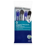 Superdrug Mens Triple Blade Disposable Razor 4 Pack