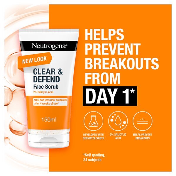 Neutrogena® Clear & Defend Facial Scrub 150ml