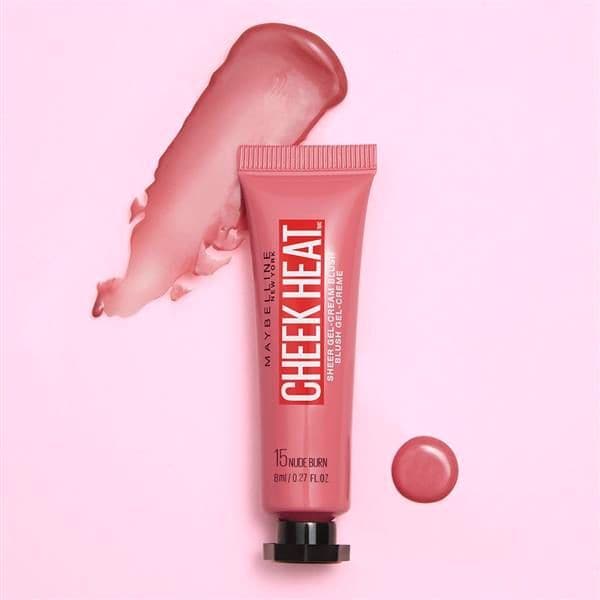 Maybelline Cheek Heat Blusher 15 Nude Burn