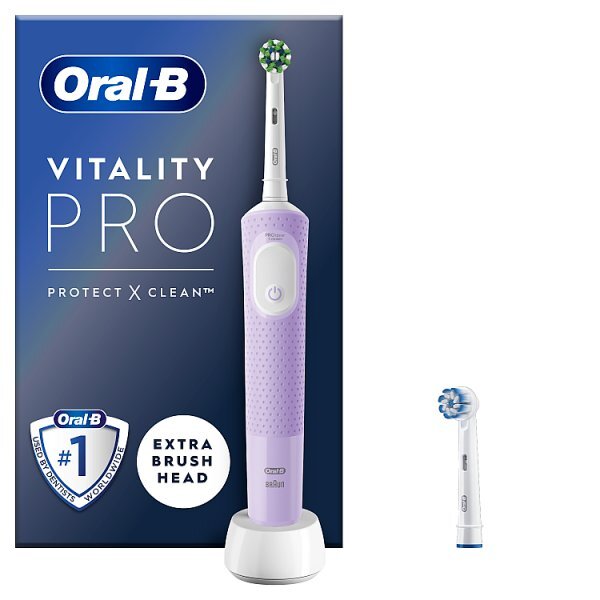 Oral-B Vitality Pro Cross Action Lilac Electric Toothbrush