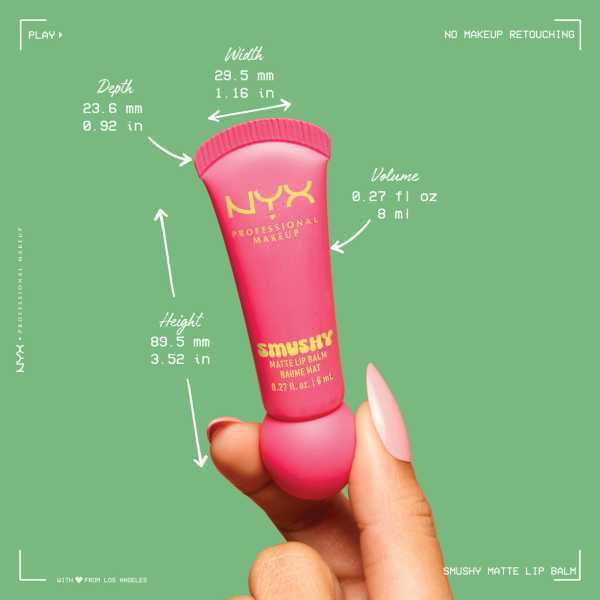 NYX Professional Makeup Smushy Matte Lip Balm Soft Smile