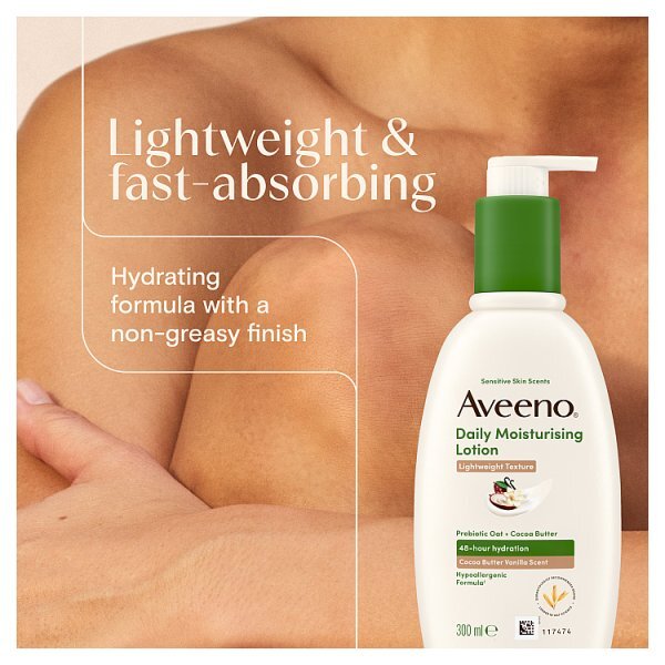 AVEENO Daily Moisturising Lotion Comforting Cocoa Vanilla 300ml