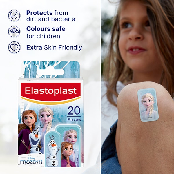 Elastoplast Disney Frozen II Painless Kids, 20 Plasters