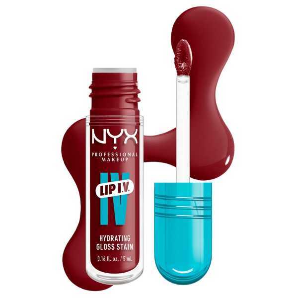 NYX Professional Makeup Lip IV Hydrating Lip Stain Gloss Cranberry