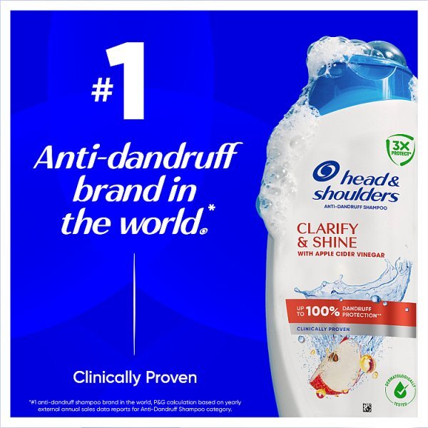 DNR Head & Shoulders Clarify & Shine Shampoo 400ml