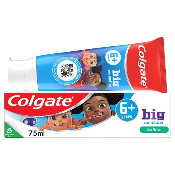 Colgate Mild Mint Flavour Kids Toothpaste 6-9 Years 75ml