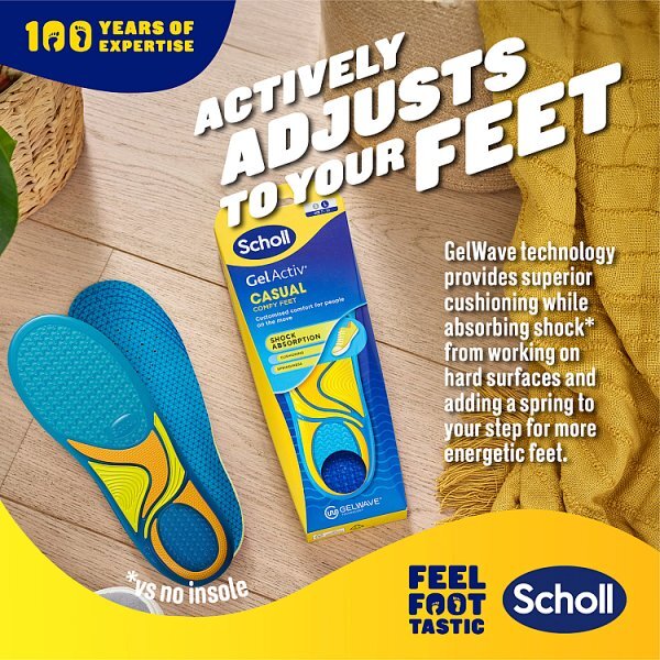 Scholl Gel Activ Insole Casual Large