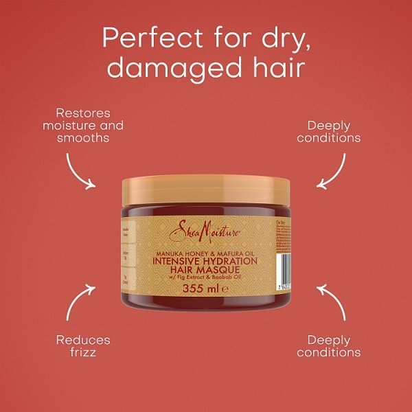 SheaMoisture Intensive Hydration Hair Mask Honey& Mafura Oil