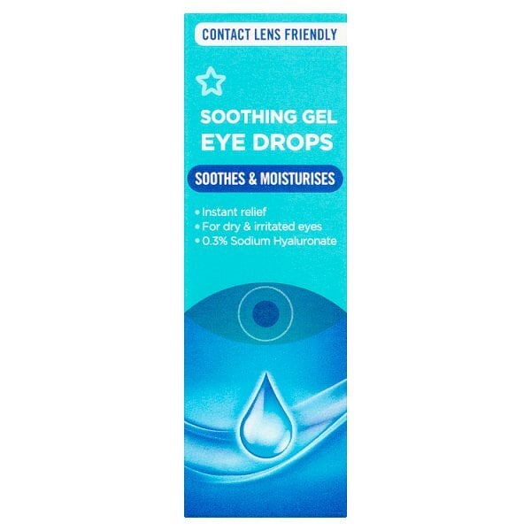 Superdrug Soothing Gel Eye Drops 10ml