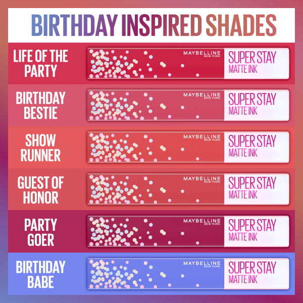 Maybelline Superstay Matte Ink Birthday Edition Bestie