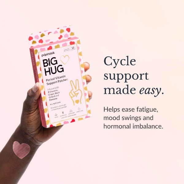 Popmask Big Hug Period Vitamin Support Supplement Patches (10 Pack)