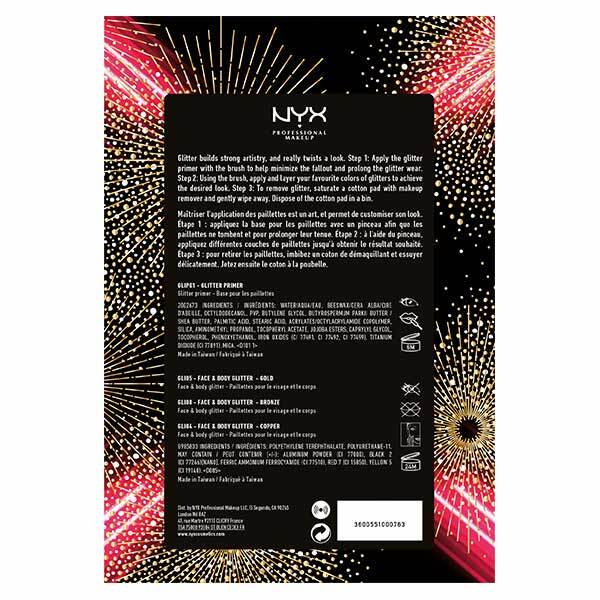 DNR NYX Professional Makeup Love Lust Disco Glitter Set