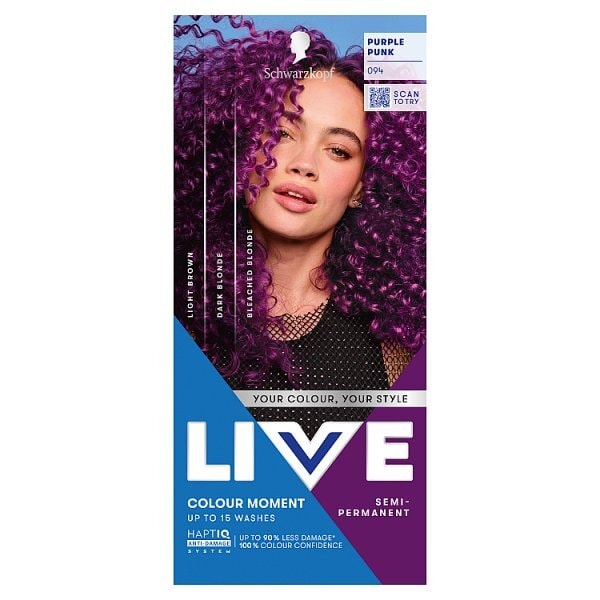 Schwarzkopf Live 094 - Purple Punk Semi Perm Hair Dye