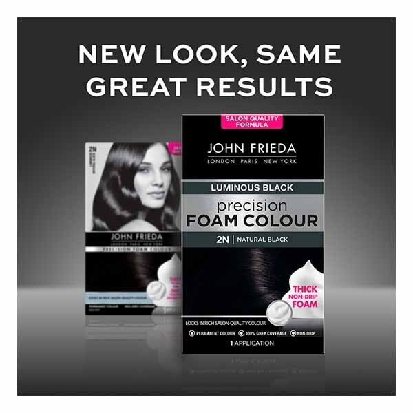 John Frieda Precision Foam Colour Natural Black 2N