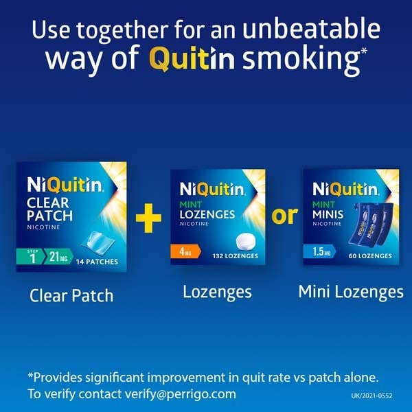 NiQuitin 7mg Step 3- 7 Nicotine Patches- Stop Smoking Aid