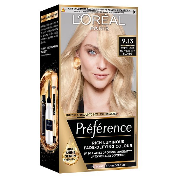 DNR Preference Infinia 9.13 Bergen Light Beige Blonde Hair Dye