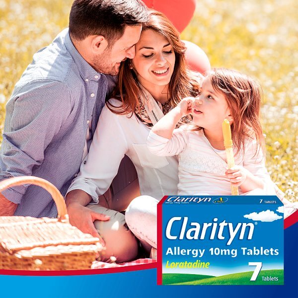 Clarityn Allergy Tablets 10mg Loratadine 7 Tablets