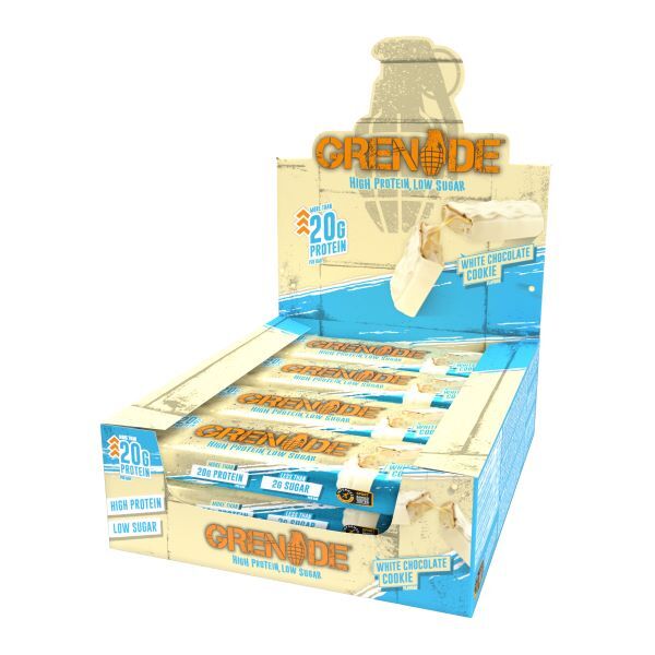 Grenade Carb Killa White Chocolate Cookie Protein Bar 60gx12