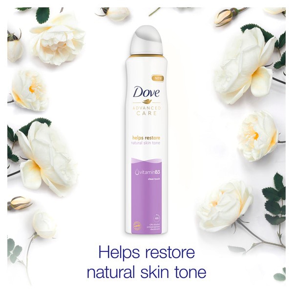 Dove Advanced Care Clean Touch Anti-perspirant Aerosol 200ml
