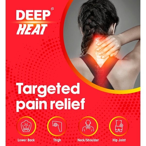 Deep Heat Pain Relief Heat Patch 4s