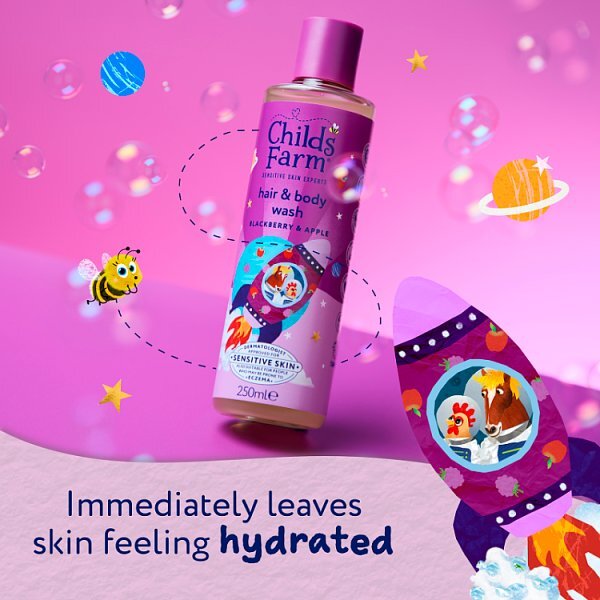 Childs Farm Hair & Body Wash, Blackberry & Apple 250Ml