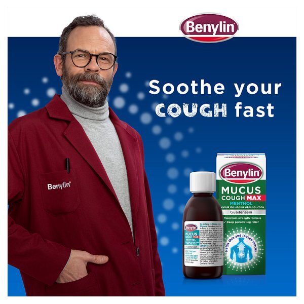 Benylin Mucus Cough Max Menthol Syrup 150ml