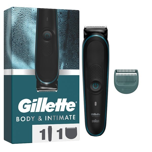 Gillette Intimate Mens Intimate Hair Trimmer i3, Waterproof