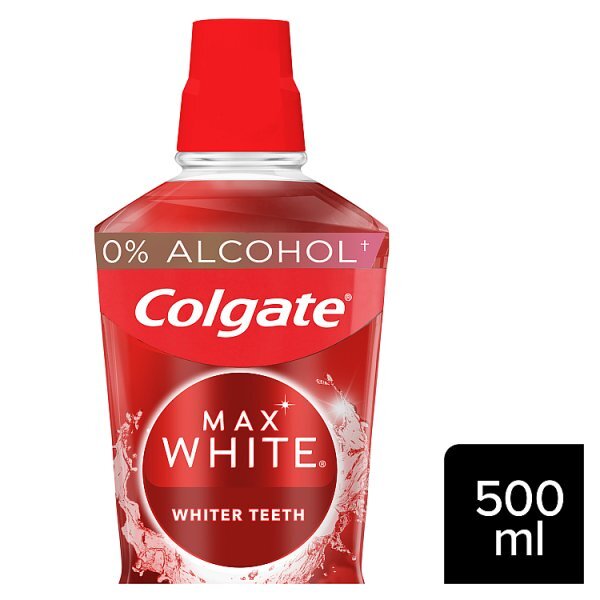 Colgate Max White Expert Whitening Mouthwash 500ml