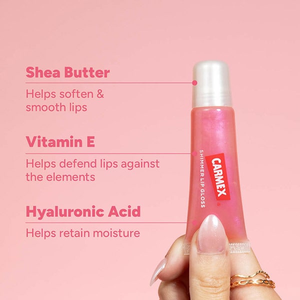 Carmex Watermelon Lip Gloss Shimmer Tube 10G
