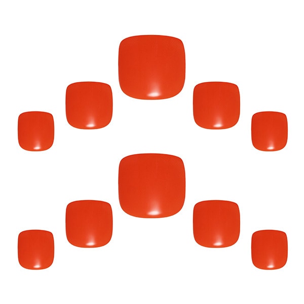 Elegant Touch Glass Polka