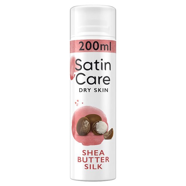 Venus Satin Care Shaving Gel Dry Skin Shea Butter 200ml