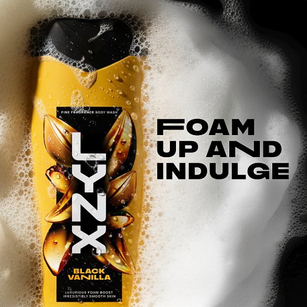 Lynx Fine Fragrance Collection Black Vanilla Premium Body Wash 400 ml