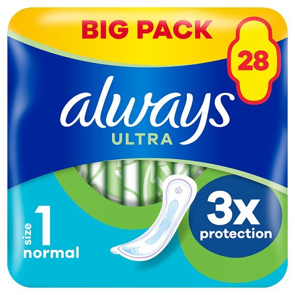 Always Ultra Pads Normal Multipack Size 1 28CT