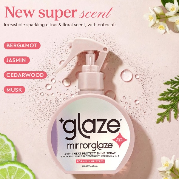Glaze Mirror Glaze 4 in 1 Super Sleek Shine Spray 190ml