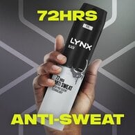 Lynx XXL Black 72hour Anti-Perspirant Deodorant Spray 250 ml