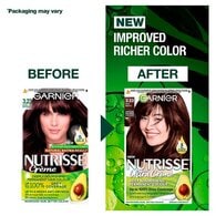 Garnier Nutrisse Permanent Hair Dye Dark Quartz Brown 3.23
