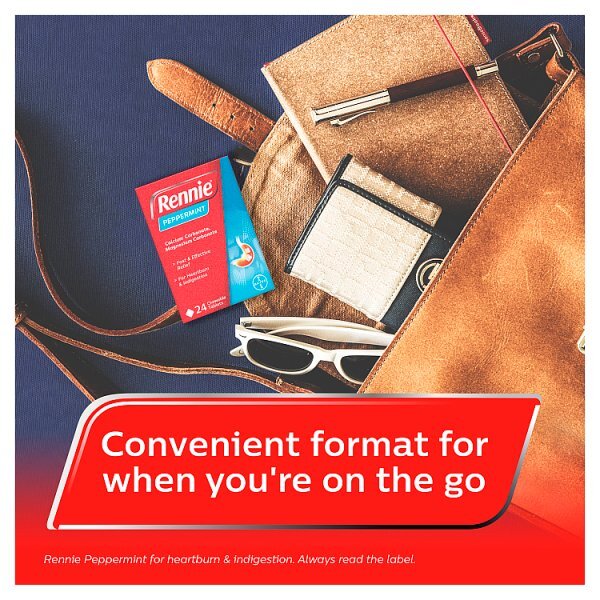 Rennie Peppermint 96 Chewable Tablets