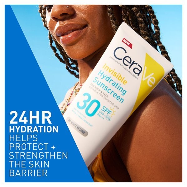 CeraVe Invisible Hydrating Sunscreen SPF30 for body & face 75ml