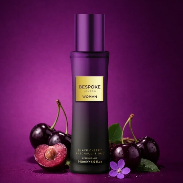 Bespoke Woman Black Cherry, Patcli & Oud Perfume Mist 140Ml
