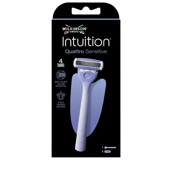 Wilkinson Sword Intuition Quattro Sensitive Womens Razor