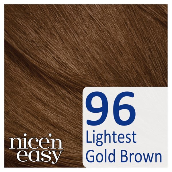 Clairol Nice'n Easy No Ammonia Hair Dye, 96 Lightest Brown