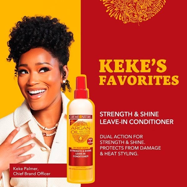Creme of NatureÿArgan Oil Strength & Shine Leave-in Conditioner 250ml