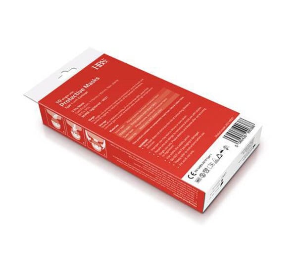 HBS Type 1 Disposable Face Mask x 10