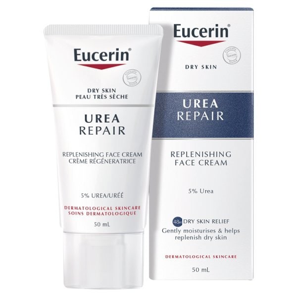 Eucerin UreaRepair 5% Replenishing Face Cream Dry Skin 50ml