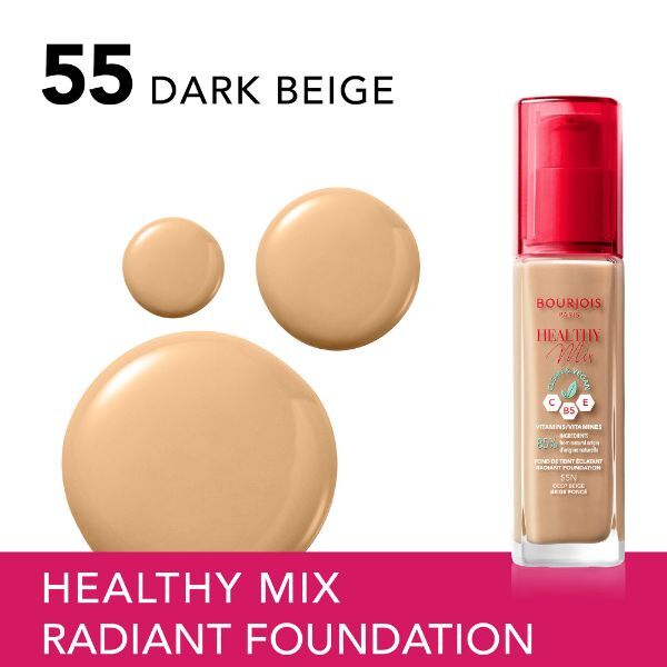 Bourjois Healthy Mix Anti-Fatigue Foundation Dark Beige